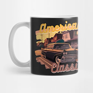 American Classic Car Inspired by the Ford_Galaxie Mug